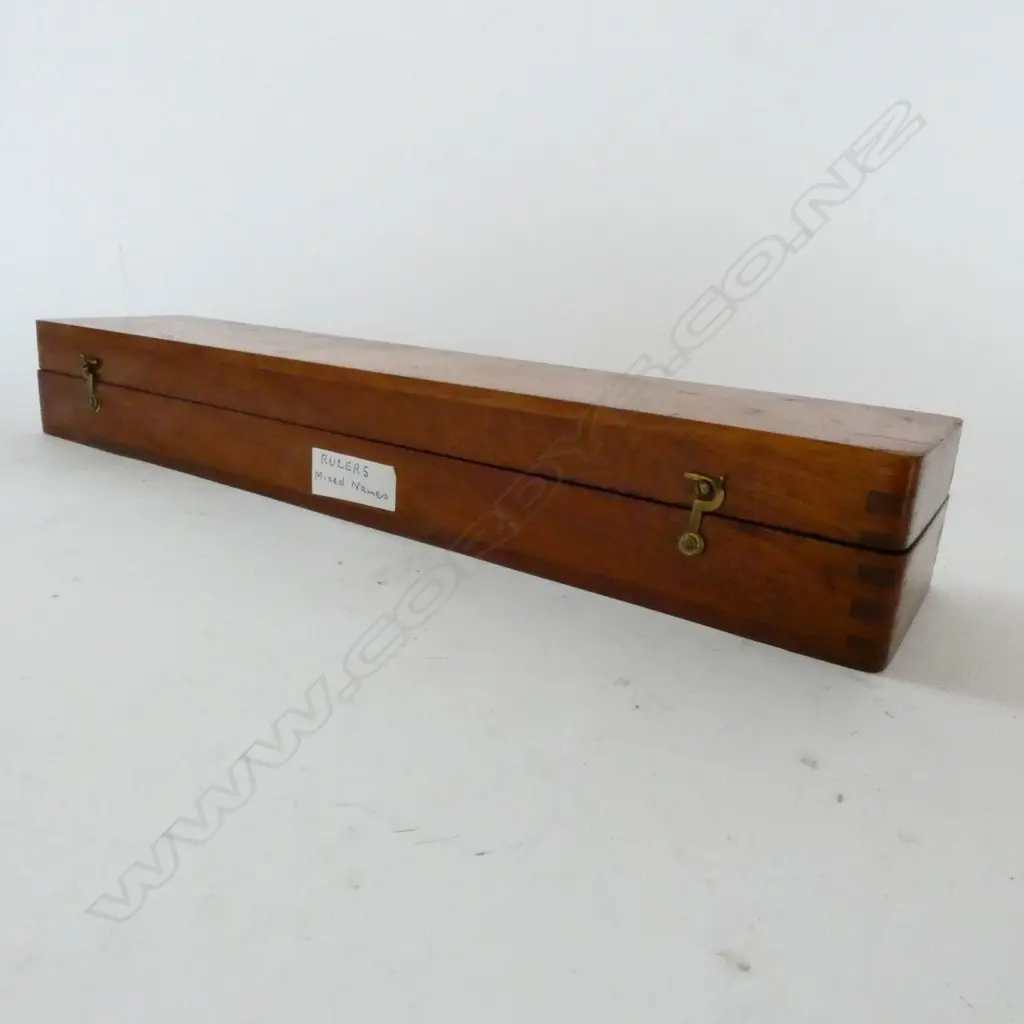 8 CASED SCALE RULES IN BOX, VARIOUSLY NAMED, INL COOKE, TROUGHTON & SIMMS AND STANLEY Image 1++
